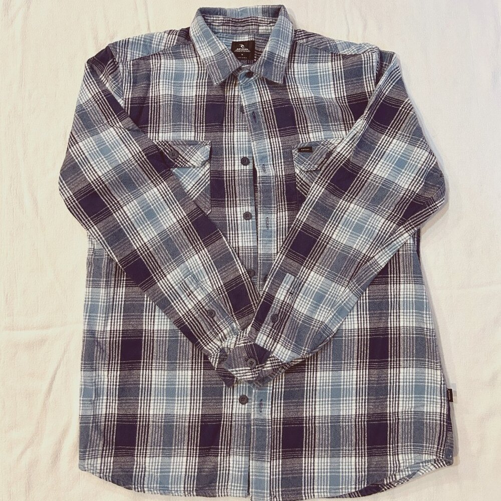 Rip Curl Men's Flannel - Like New - Sz M